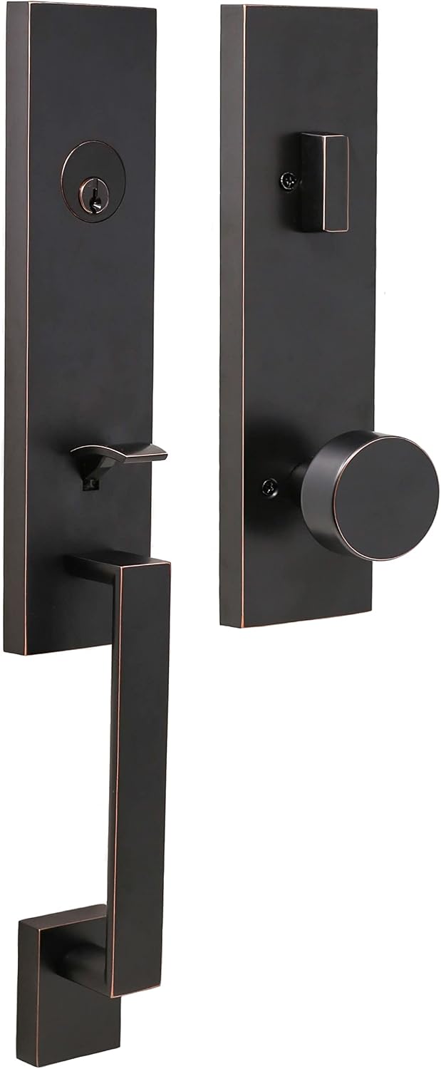 Weslock Leighton Entry Handle (Oil Rubbed Bronze)