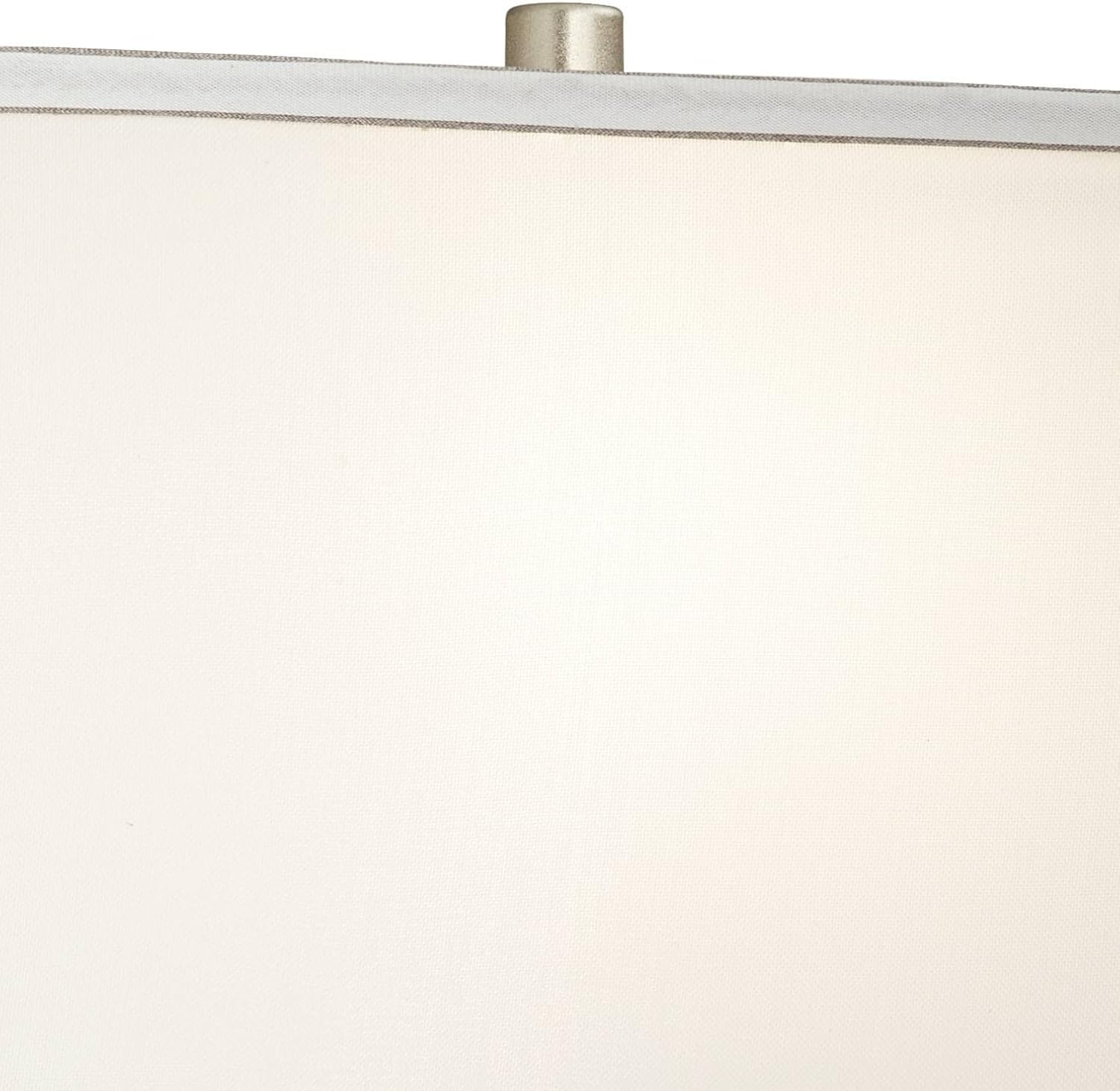 360 Lighting Evan Modern Table Lamps with White Marble Risers USB Charging Port 28 1/2' Tall Set of 2 Brushed Nickel Rectangular Shade for Bedroom Living Bedside Nightstand Home Office Desk