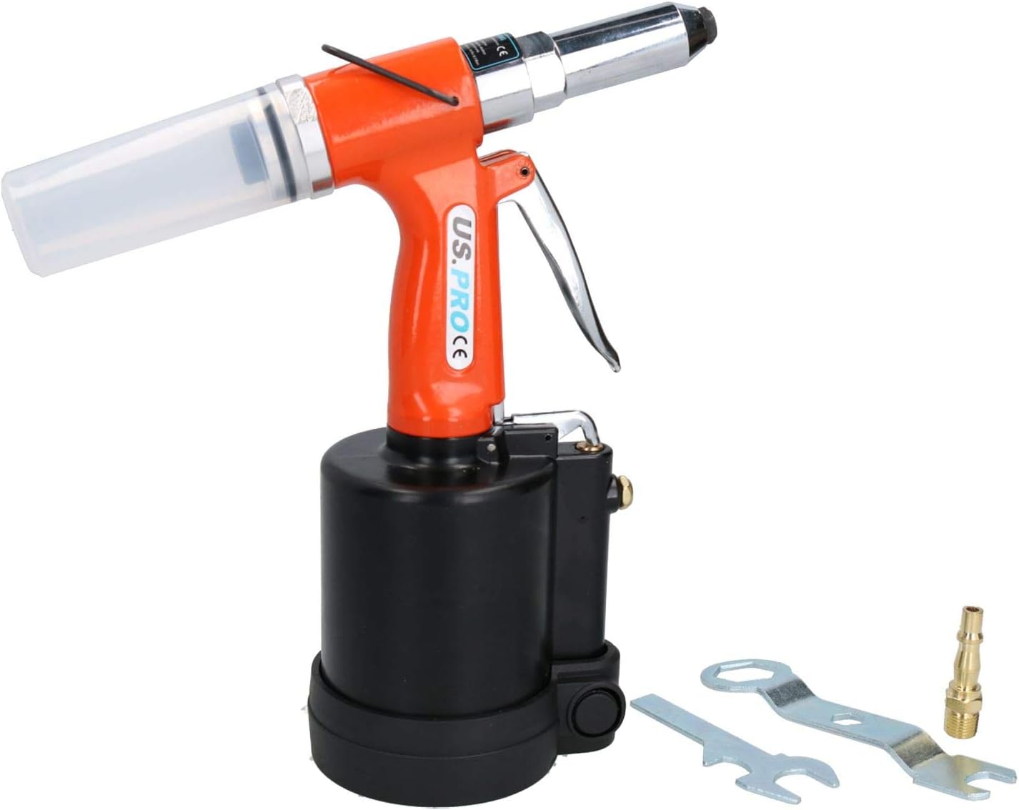 Air Compressor Powered Hydraulic Pot Pop Rivet Riveter Gun 3.2mm - 6.4mm