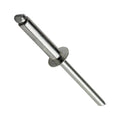 Stainless Steel Pop Rivets 5/32' x 5/8' Dome Head Blind 5-10 Qty 250 Threaded Fasteners for Mechanical Repair Universal Multi-Purpose Replacement Parts