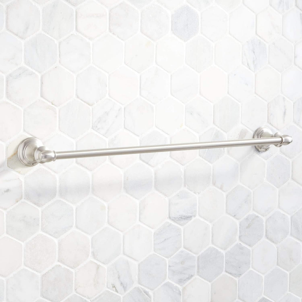 Signature Hardware 948233-18 Beasley 18' Towel Bar - Aged Brass