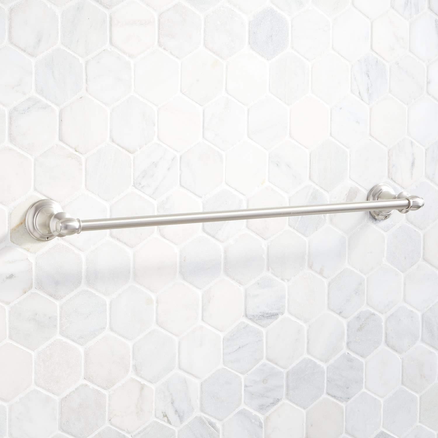 Signature Hardware 948233-18 Beasley 18' Towel Bar - Aged Brass
