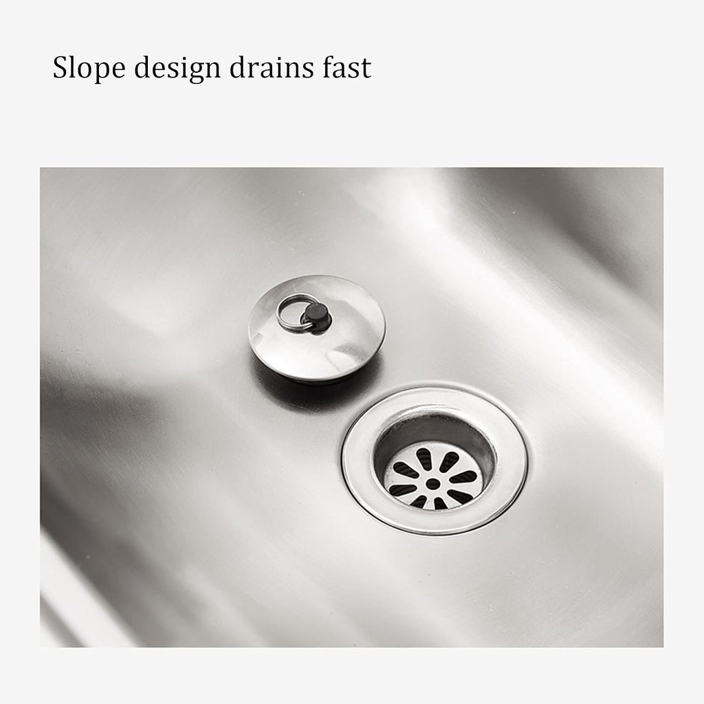 Wall-Mounted washbasin Stainless Steel Sink, Bathroom washbasin, Bathroom countertop washbasin, Single Bowl Sink