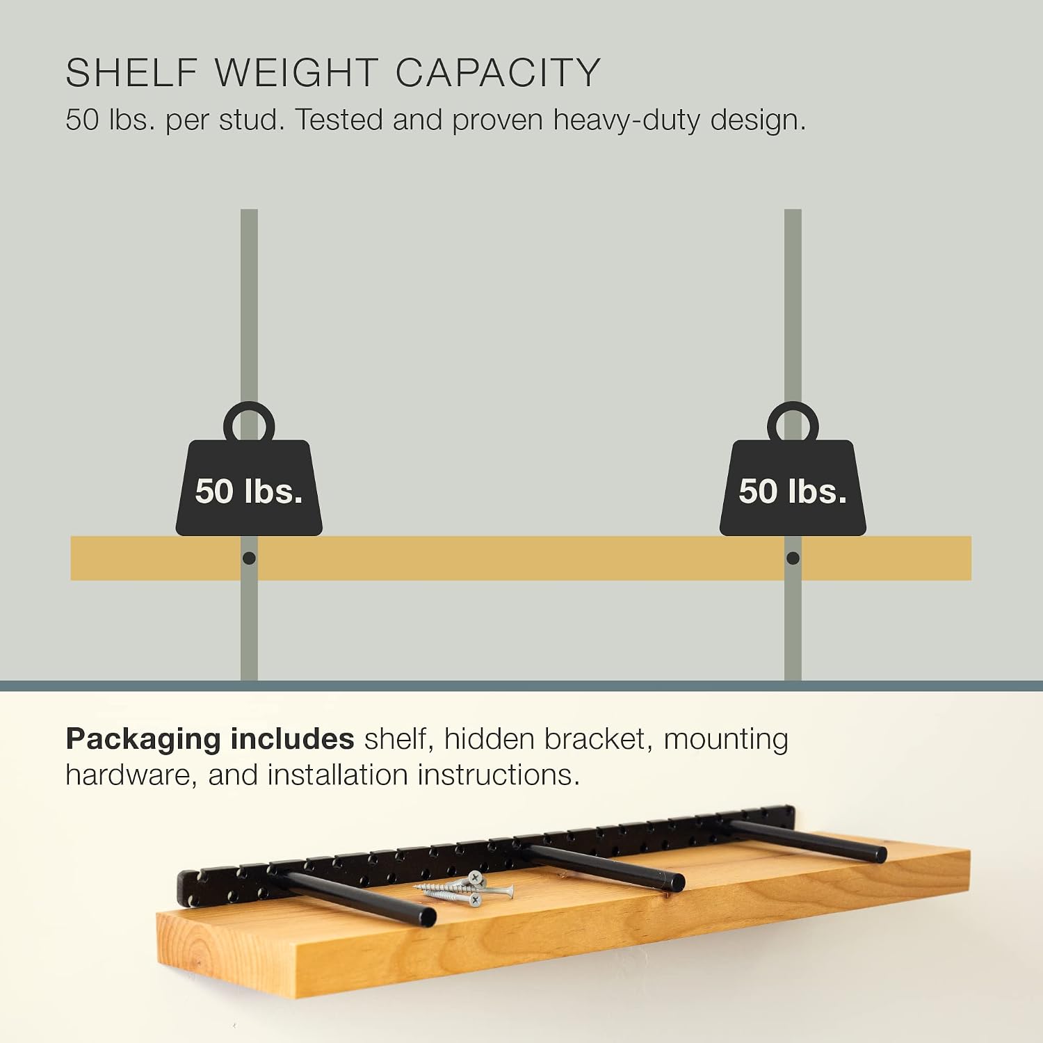 UltraShelf Solid Wood Floating Shelf for Wall Decor, Alder, 30 Long x 8 Deep 30in width, 8in depth