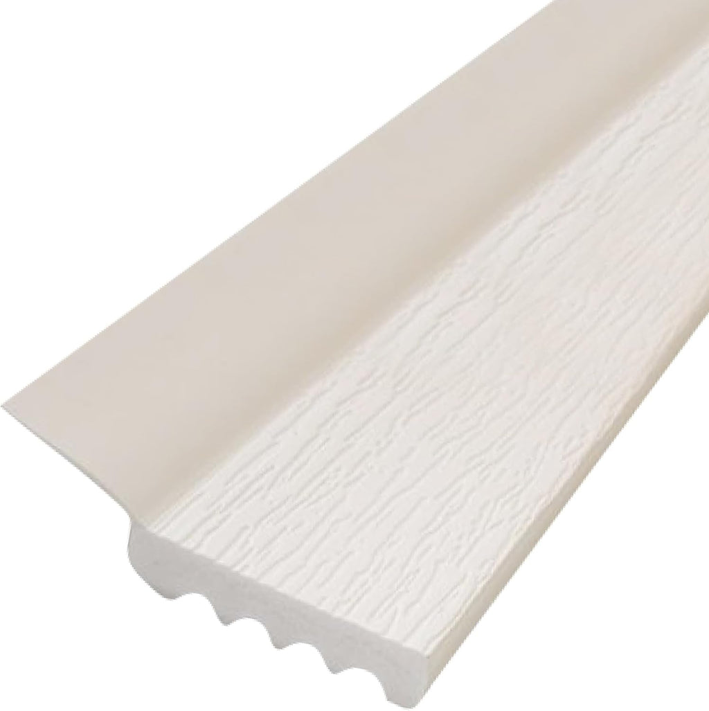 Randall Manufacturing Co., Inc | Garage Door Weatherstrip Door Seal | 7 Feet | Dual Vinyl | for Top or Sides | Box of 15 | White | for All Types of Garage Doors | Seals Out Drafts | Easy Installation