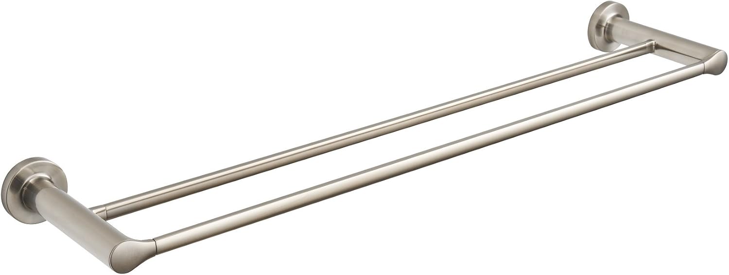 American Standard 7105224.295 Studio S 24 Inch Double Towel Bar, Brushed Nickel