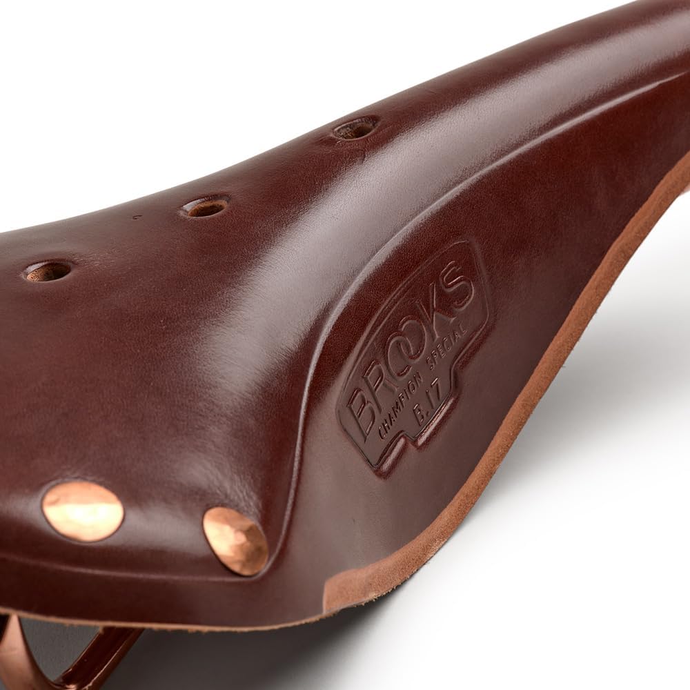 Brooks England B17 Special, Leather Bike Saddle with Hand-Hammered Copper Rivets