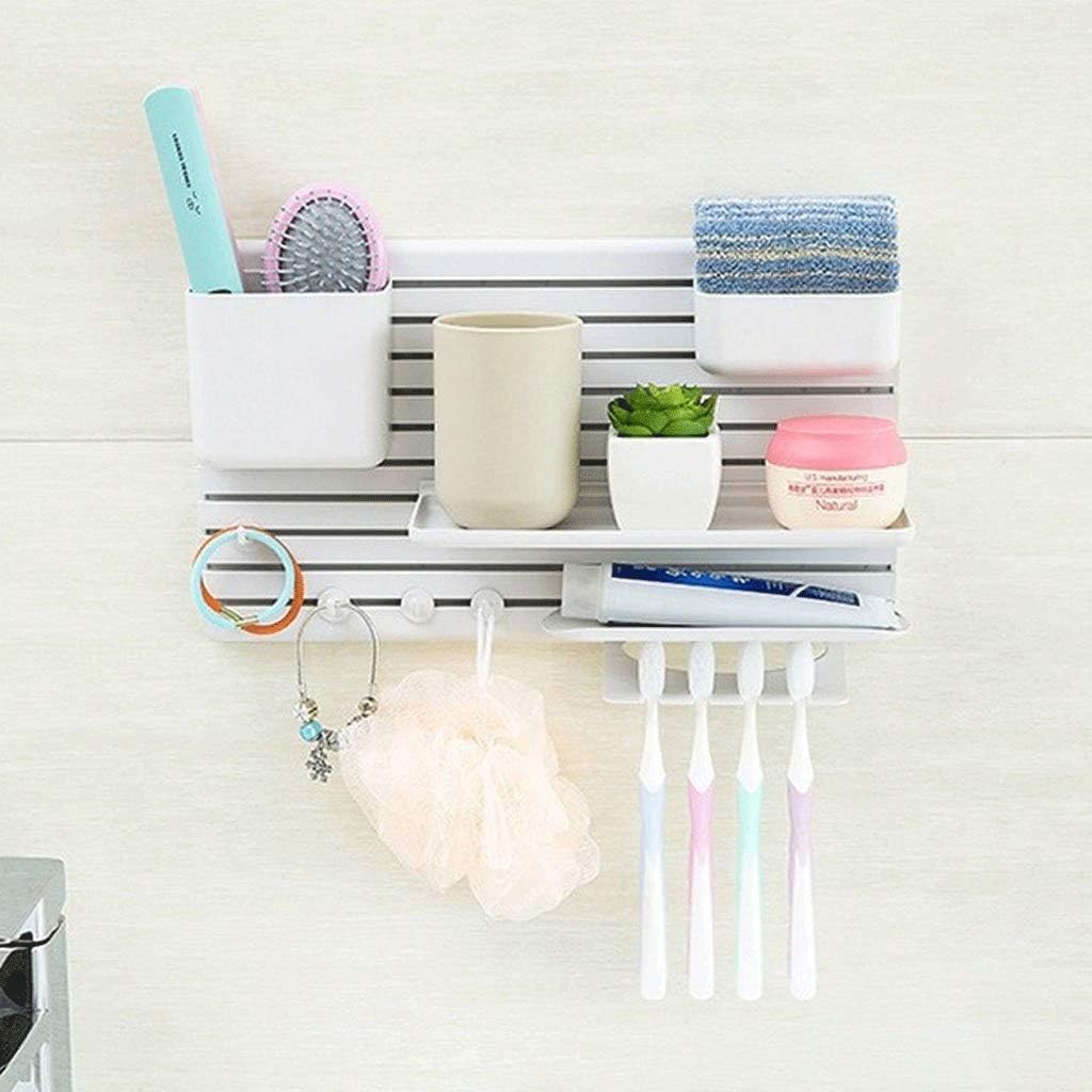 JOCHEN Wall Shelves Bathroom Shelf Storage with Towel Bar, Wall Mounted Floating Shelves Corner Suction, Shampoo Shower Caddy Rack