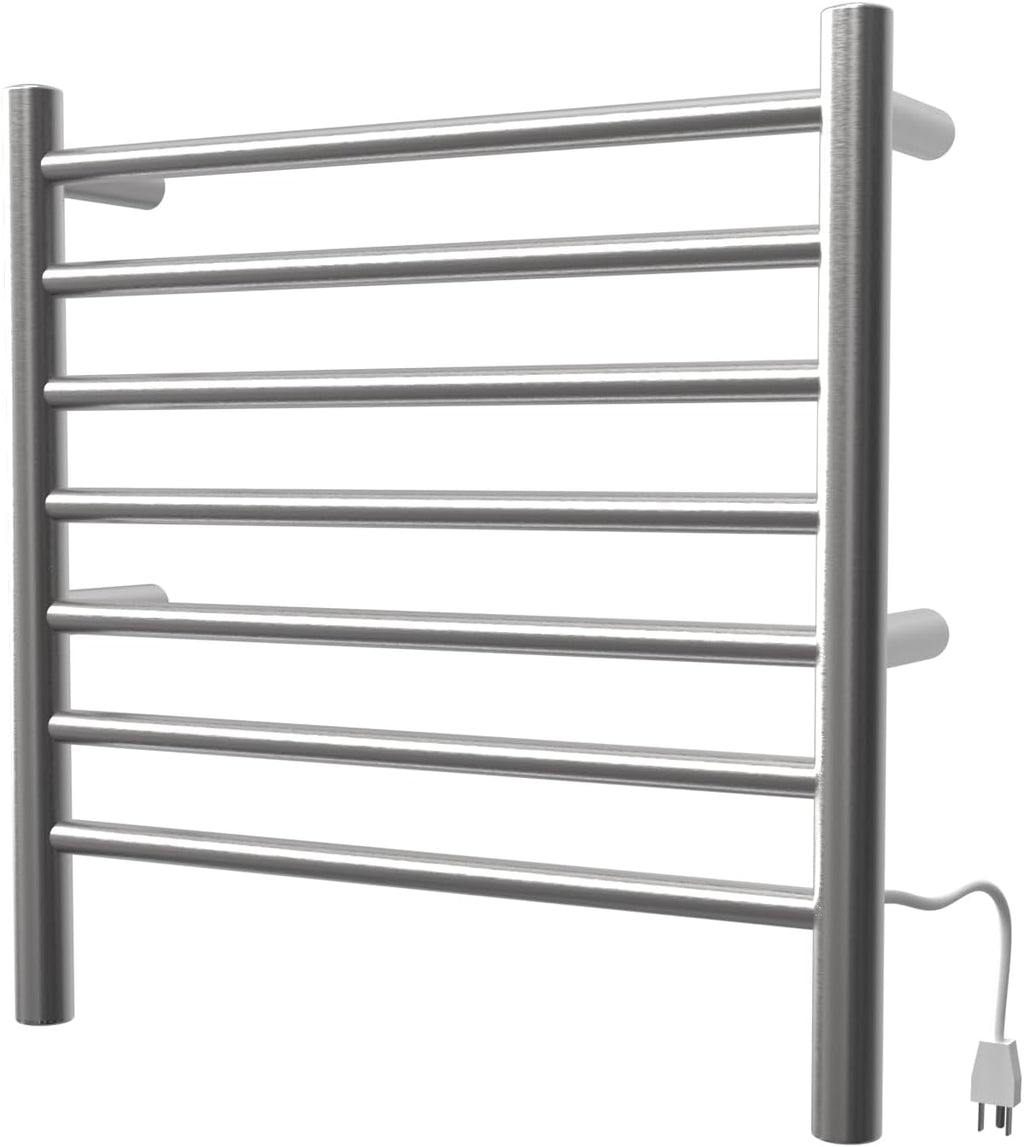 Amba RWHS-SB Radiant Small Hardwired Plug-in Combo 7 Bar Towel Warmer in Brushed