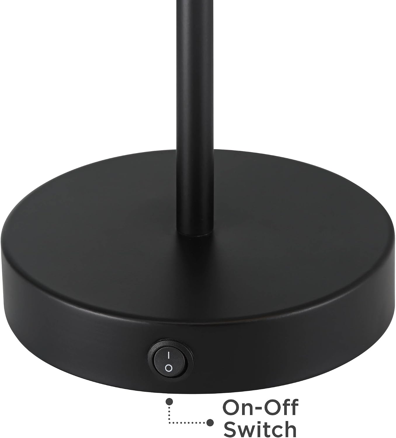 360 Lighting Piper 24' High Gooseneck Small Modern Set of 2 Desk Lamps with USB Charging Ports A+C Black Metal Shade Home Office Living Room Bedroom Bedside Nightstand House Reading Kitchen Entryway