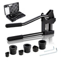 Metal Stud Punch Set for 7/8', 1-1/8', 1-11/32' - 20GA Steel, Sheet Metal Hole Punch Kit, Lever Puncher CC-100