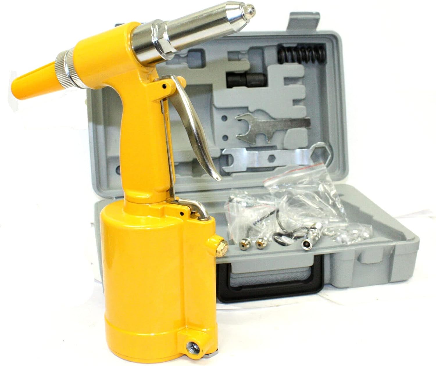 ARC-POWER Pneumatic Air Hydraulic Pop Rivet Gun Riveter Riveting 3/16' 5/32' 1/8' 3/32'