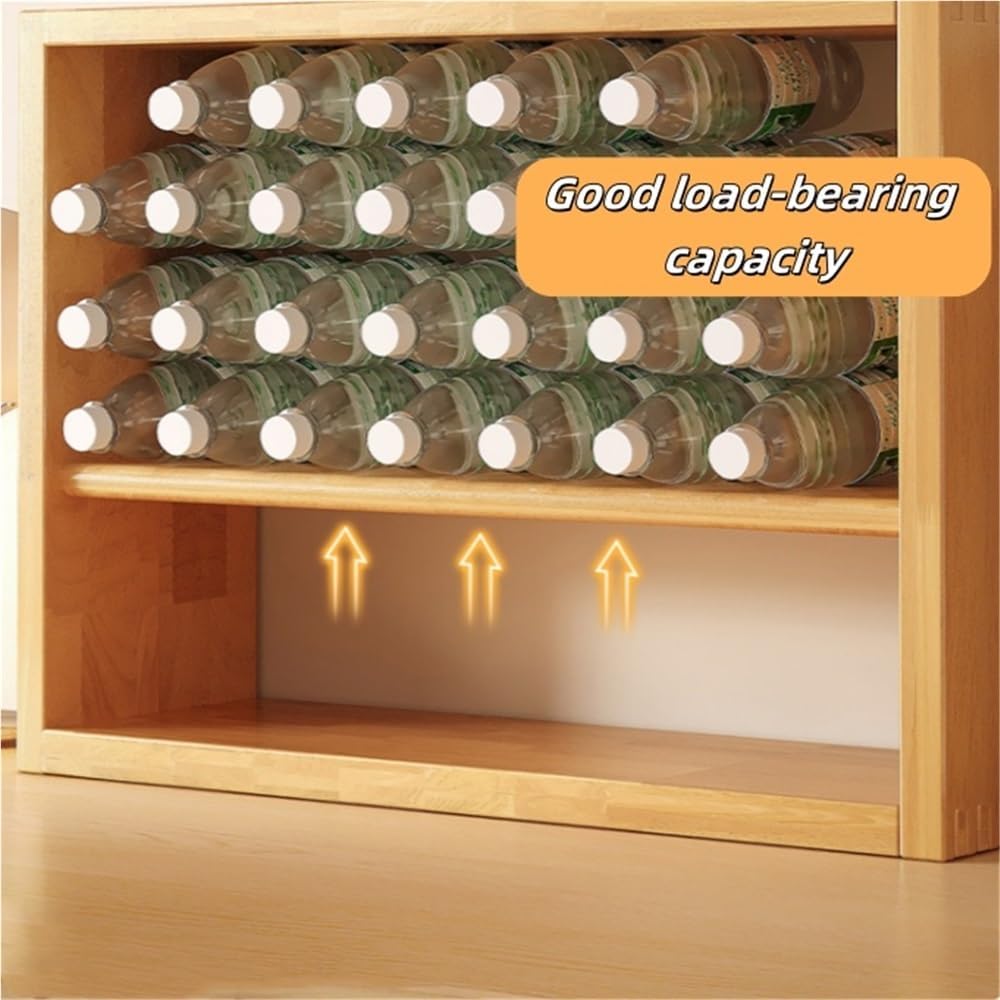 Wall Mounted Mug Rack with Wooden, Coffee Mug Display, Cup Organizer for Kitchen Cabinets, Solid Wood Wall Shelf for Mug Display, Storage and Wall Decor(Brown)