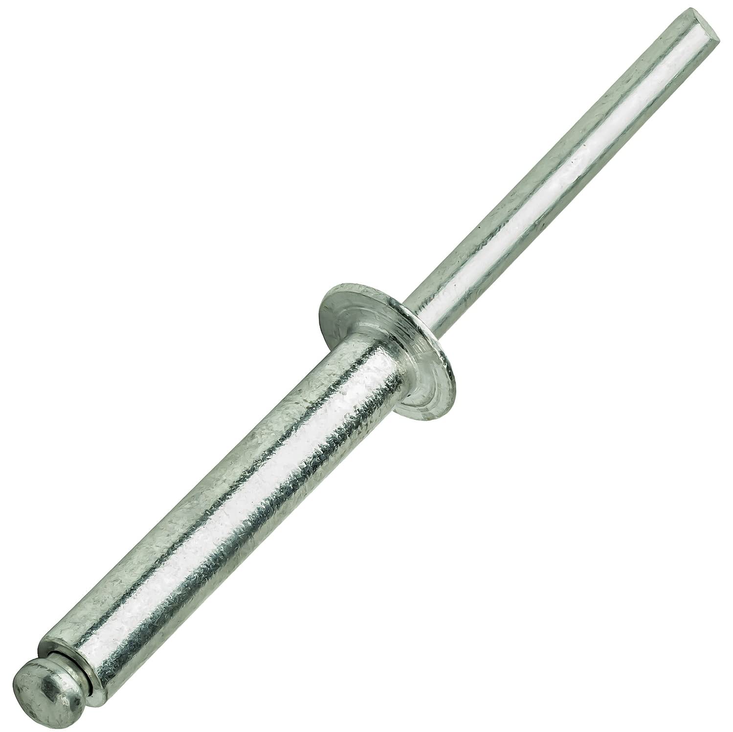 Aluminum Pop Rivets 3/16' x 1' Dome Head Blind 6-16 Gap .876-1.00 Pack of 2500 Fastener Set LS24818F