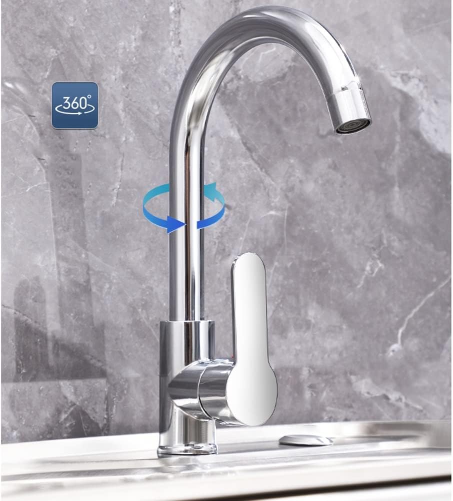 Free Standing Stainless Steel Single Bowl Sink with Faucet, Prep & Utility Washing Hand Basin W/Storage Shelves (Restaurant, Kitchen, Laundry, Garage) (Color : Silver, Size : 68x44cm) (Silver 58x