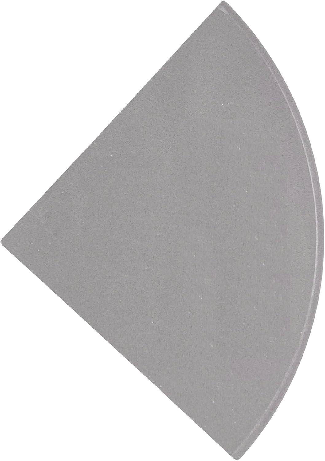 Tenedos Premium Gray Granite & Grey Marble 9' Corner Shelf, Polished Finish, Durable Natural Stone, Perfect for Bathroom or Shower Storage, Set of 2 Shelves