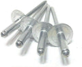 (Quantity 1000) 3/16' Dia. x 1/2' Large Flange POP Rivets ALL Aluminium 6-8 ABA68LF HQ