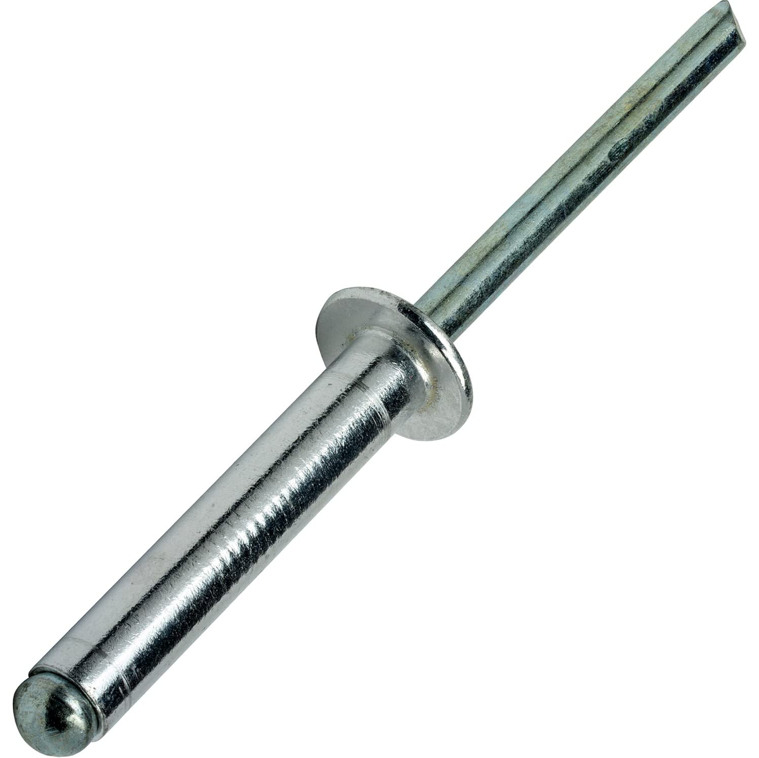 Pop Rivets 3/16' x 1' Aluminum Body Steel Mandrel Dome Head Blind Pack of 1000 Fastener Set LS19378F