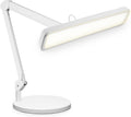 Neatfi XL 2,500 Lumens 30W LED Task Lamp with Base | 324 SMD LEDs | CCT | 5 Light Modes | 3000K–6000K | Dimmable | Adjustable Arm with Clamp | Desk Light for Home (White-2, 22-Inch Wide Shade)