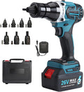 SHAHRYAR with M3 M4 M5 M6 M8 M10 M12 Head Electric Riveter,Battery Powered Pop Rivet Insert Installation Tool,5200mah Lithium Battery,2 Speeds,for Easy Assembly and Fastening