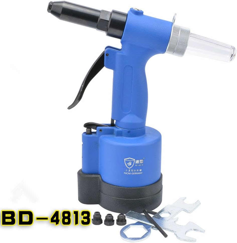 Air Rivet Gun Pneumatic Pop Hydraulic Riveter Efficient Heavy Duty Riveting Tools 90 PSI (Standard)