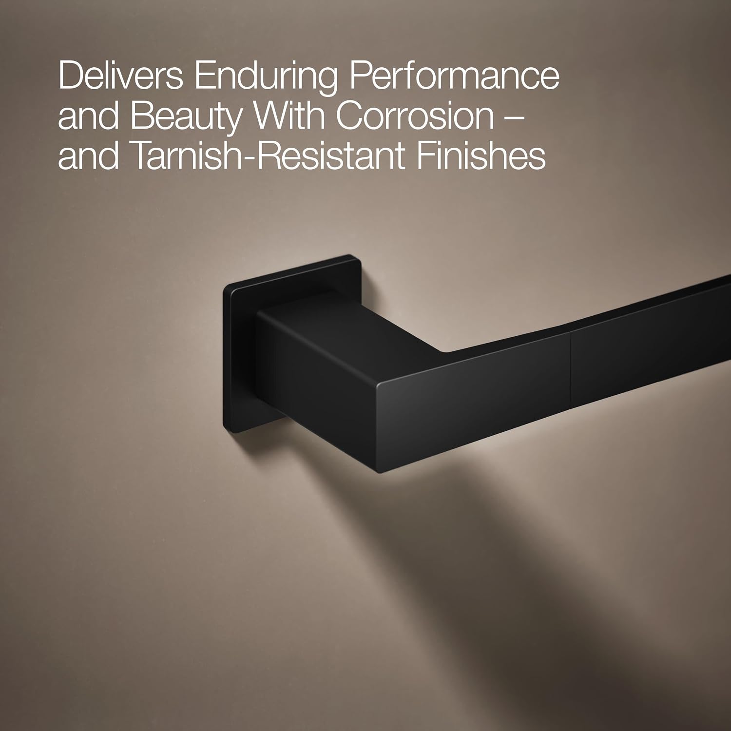 Kohler 26633-BL Honesty® 18' Towel bar, Matte Black