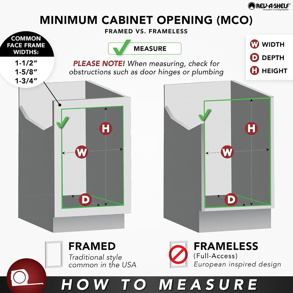 Rev-A-Shelf Maple Two-Tier Cloud Optimizer for 15' Left Opening/Blind Right Corner Cabinets