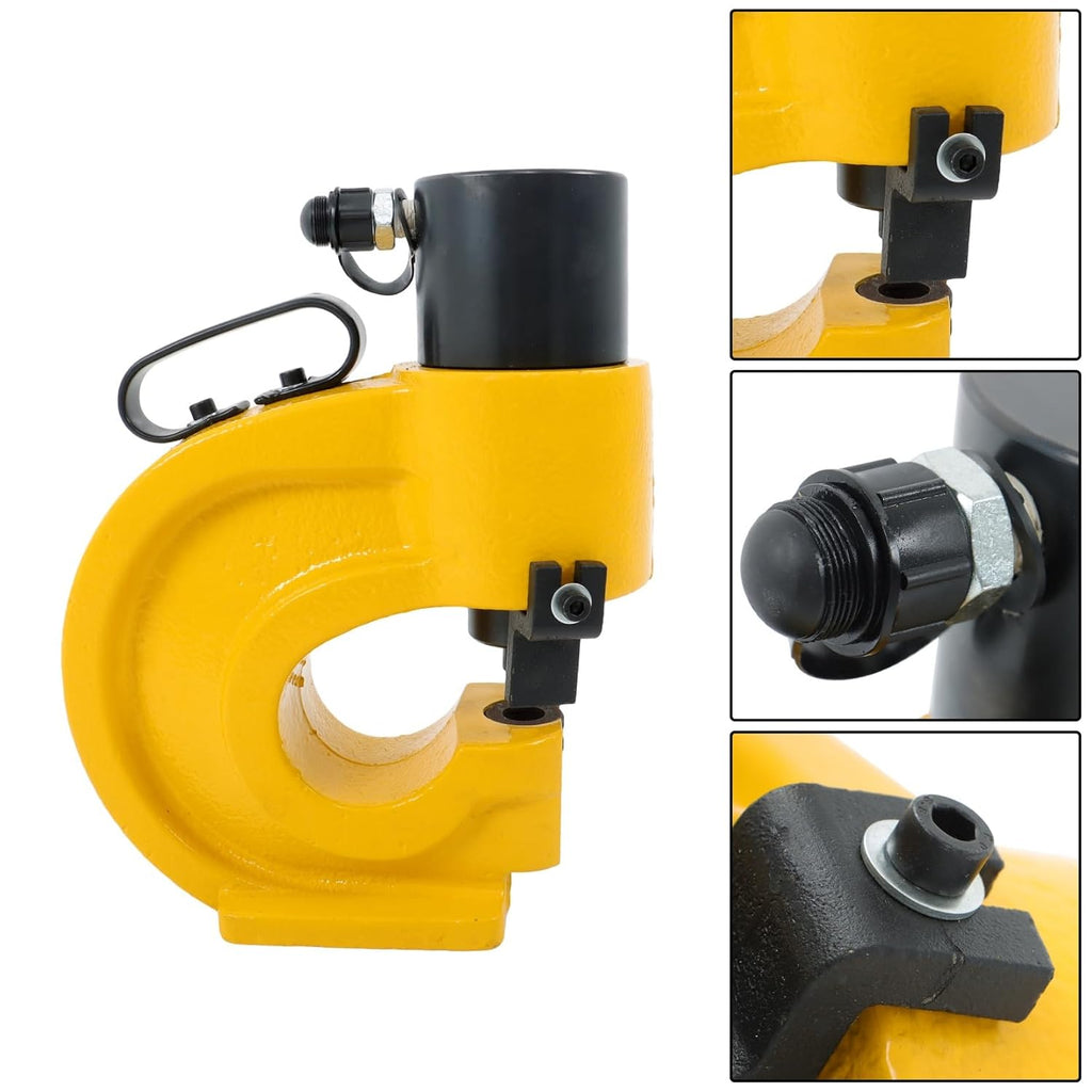 findmall CH-70 Hydraulic Hole Punch 35-Ton Smooth Punching for Iron Plate, Copper, Aluminum, Stainles