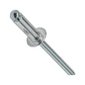 Aluminum Pop Rivets Dome Head Steel Mandrel Blind Rivet Size 1/4' x 3/4' Qty 1000 Threaded Fasteners for Mechanical Repair Universal Multi-Purpose Replacement Parts