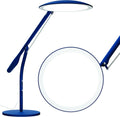 Cricut Bright Adjustable LED Desk Lamp with Swing Arm for Crafts, Bedroom, Home Office - Indigo