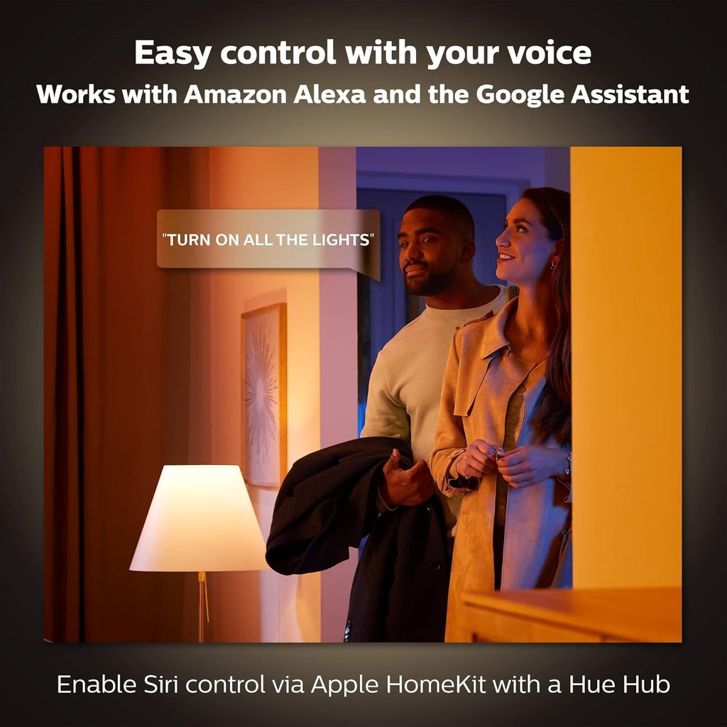 Philips Hue Iris Smart Table Lamp, Gold - White and Color Ambiance LED Color-Changing Light - 1 Pack - Control with Hue App - Compatible with Alexa, Google Assistant, and Apple Homekit