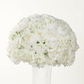 Efavormart 20 inch Ivory Pre-Arranged Artificial Rose Flower Ball, Large High-Density Silk Rose Centerpiece Arrangement for Classic Wedding Staging and Floor Vases
