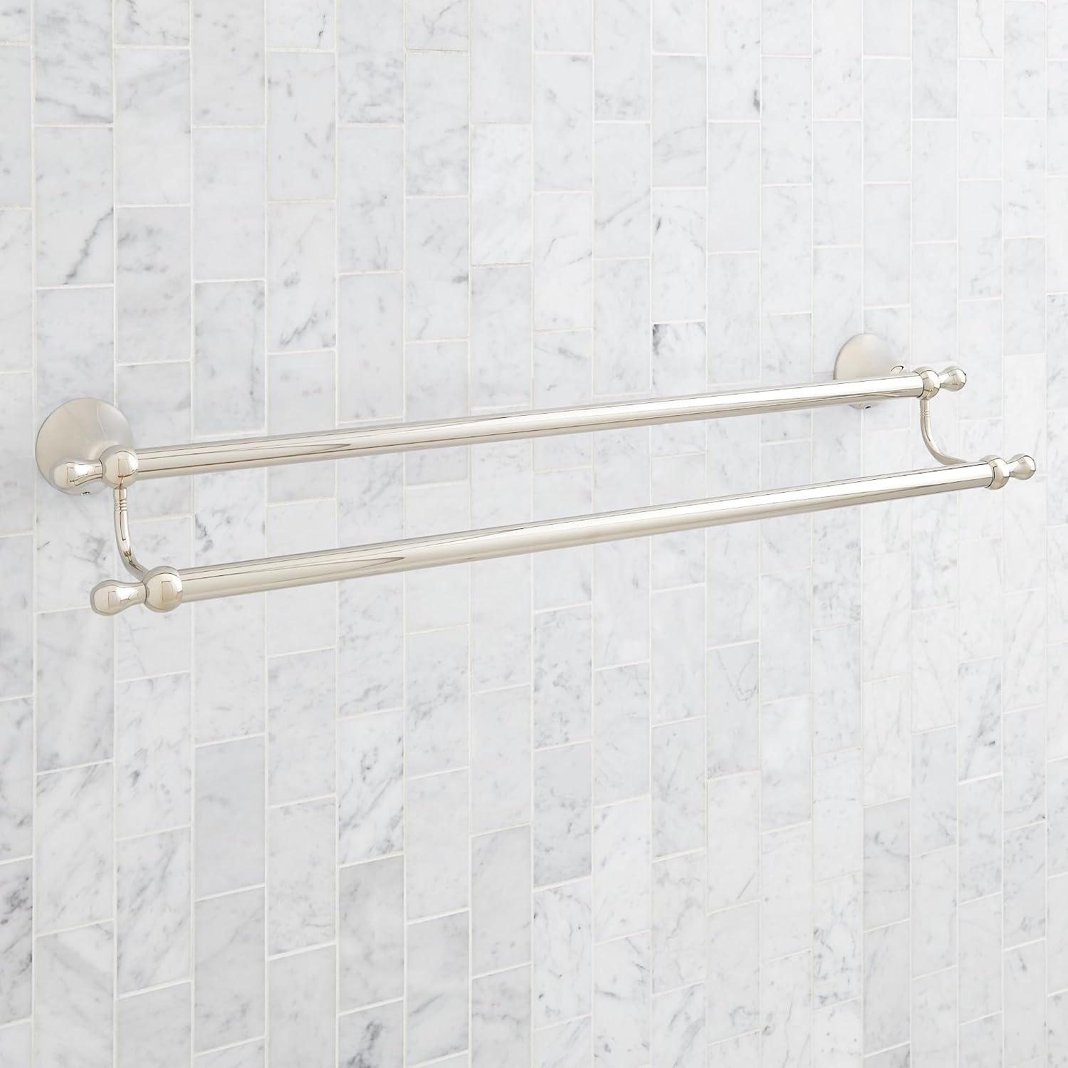 Signature Hardware 955107 Traditional 26-3/4' Towel Bar - Gunmetal