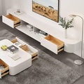 Floating TV Stand with Drawers for Bedroom,Solid Wood Living Room tv Stand,Suitable for Various scenarios Wall Shelf TV Cabinet White, 78.7'