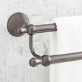 Signature Hardware 955107 Traditional 26-3/4' Towel Bar - Gunmetal