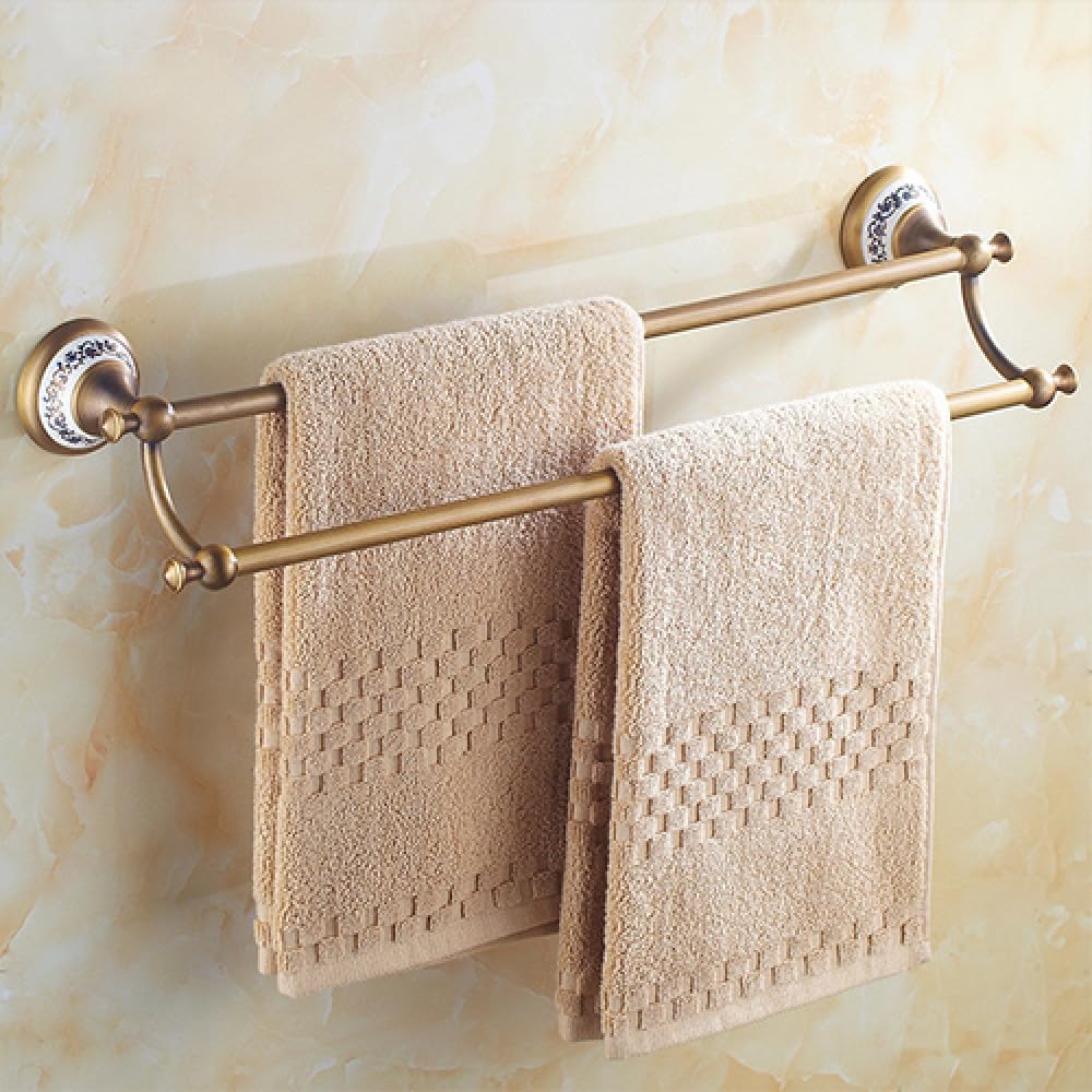 Bathroom Accessories Carved Brass Hardware Set Wall Mounted Towel Bar Paper Holder Cloth Hook Bathroom Hardware Kit,GJQH08F