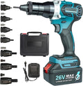 SHAHRYAR Battery Powered Pop Rivet Insert Installation Tool,Electric Riveter, 2 Speeds-5200mah,for M3 M4 M5 M6 M8 M10 M12 Nuts for Easy Assembly and Fastening