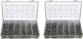 LOT TWO 1000pc 1/8' Aluminum Blind Pop Rivet Assortment 4 Hand/Air Riveter Gun Rivet Set, Jikkolumlukka