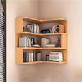 3 Tier Floating Corner Shelf Wall Mounted Display Stand Bookshelf Storage Rack for Living Rooms Offices,Living Room