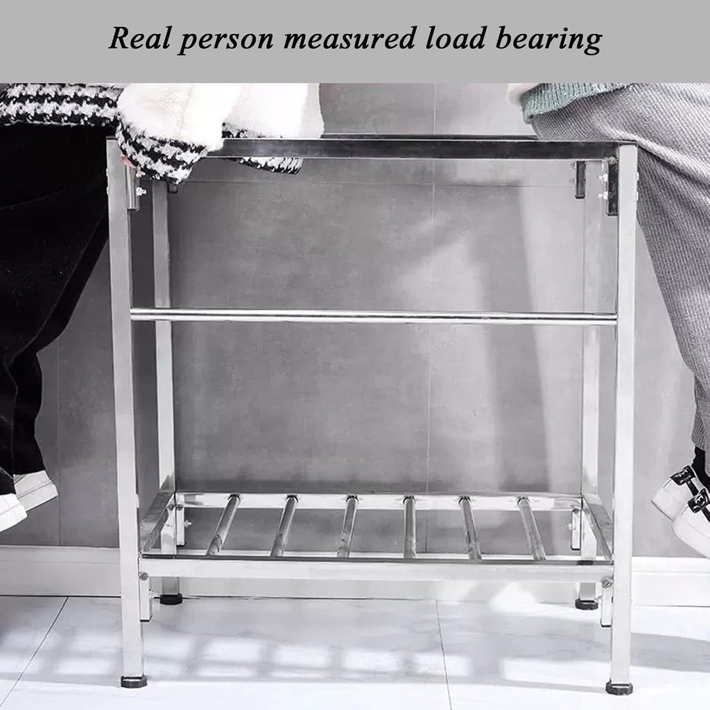 Free Standing Sink | Single Bowl Sink | 304 Stainless Steel Sink | 1 Compartment Commercial Kitchen Sink | Utility Prep Sinks | Laundry Tub | Indoor-Outdoor Protable