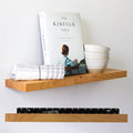 UltraShelf Solid Wood Floating Shelf for Wall Decor, Alder, 24' Long x 6' Deep