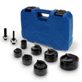 TEMCo TH0390 – Manual Knockout Punch Driver Kit (Set) for ½ inch to 2 inch Electrical Conduit Hole Sizes (1/2'-2' Conduit Size)
