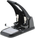 Swingline 2 Hole Punch, Hole Puncher, High Capacity, 100 Sheet Punch Capacity, Fixed Centers, Black (74190)