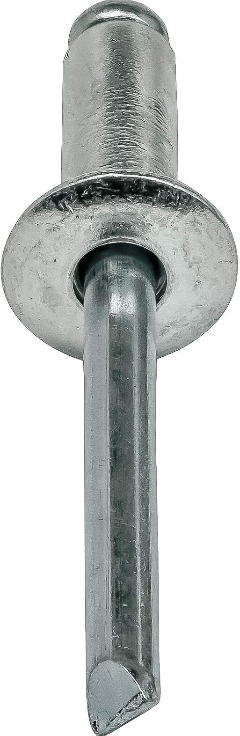 Pop Rivets 3/16' x 3/4' Aluminum Body Steel Mandrel Dome Head Blind Quantity 500