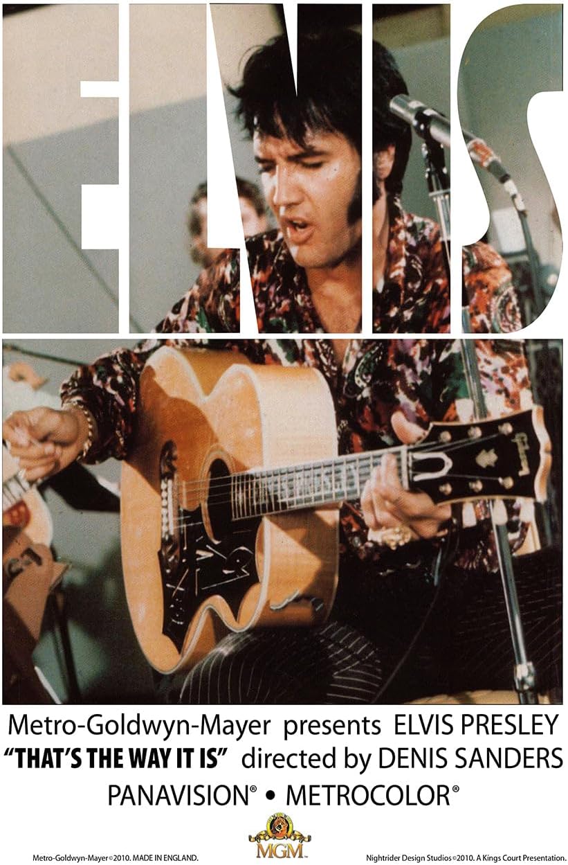 Elvis That's the Way It Is 1970 - UK - Classic Movie Poster-24 x 36 Inches - (Framed)