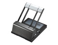 Bostitch 03200 Xtreme Duty 2-3 Hole Punch, 160-Sheet Capacity, Black/Silver
