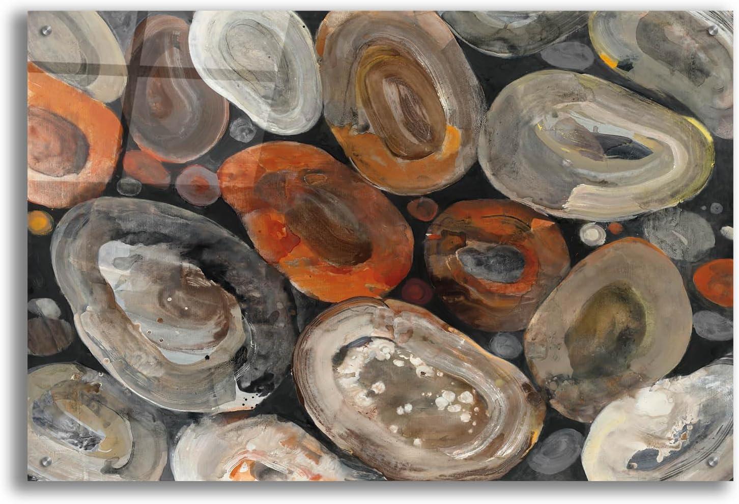 Epic Art 'Autumn Rocks' by Albena Hristova Acrylic Glass Wall Art, 36' x 24'