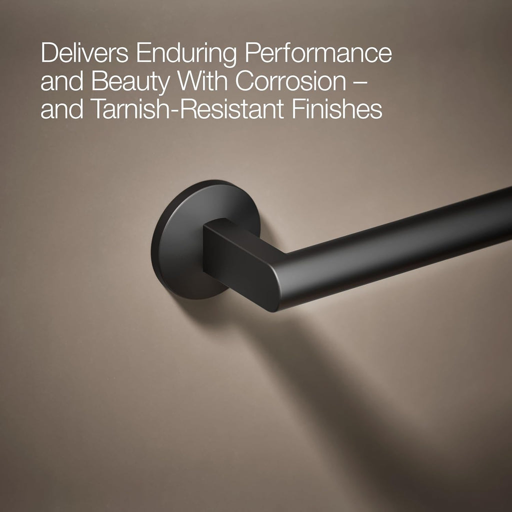 Kohler 78374-BL Components® 30' Towel bar, Matte Black