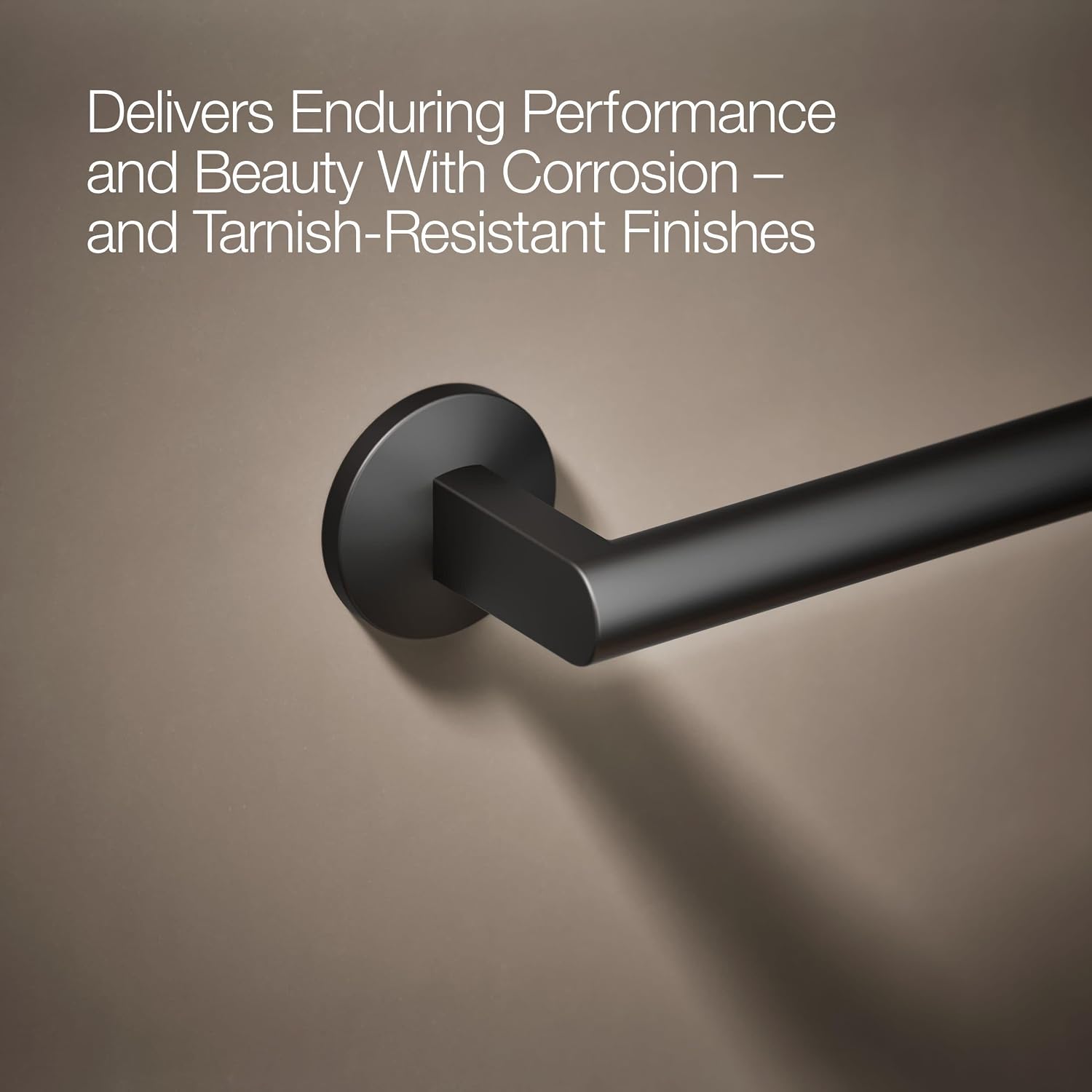 Kohler 78374-BL Components® 30' Towel bar, Matte Black