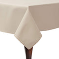 Ultimate Textile -10 Pack- Poly-Cotton Twill 72 x 72-Inch Square Tablecloth, Beige
